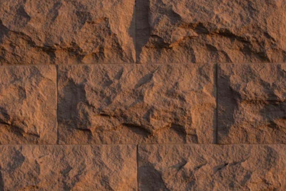 Textura de muros aparentes de block con diseño moderno y sombras.
