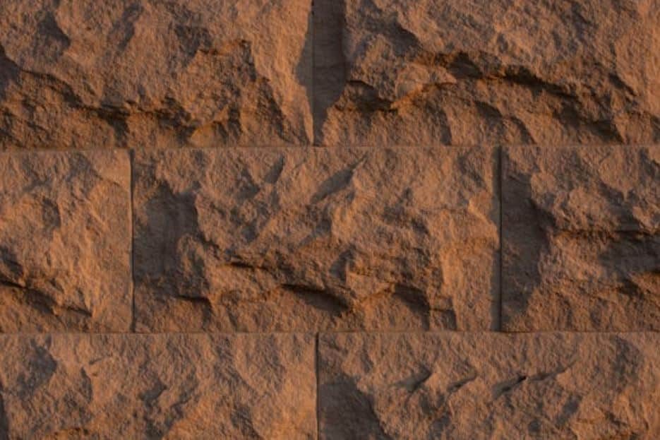 Textura de muros aparentes de block con diseño moderno y sombras.